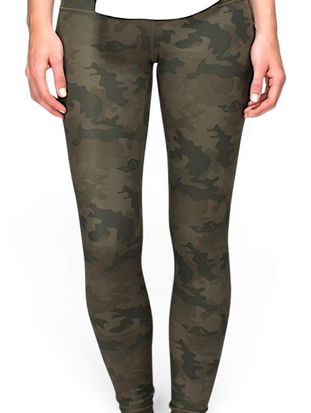 Lululemon Wunder Under Pant Luxtreme Savasana Camo FatigueGreen Size 2